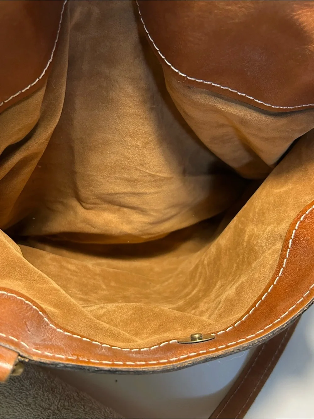 Patricia Nash Poppy Tote Heritage Shoulder Bag Tote Italian Leather Brown